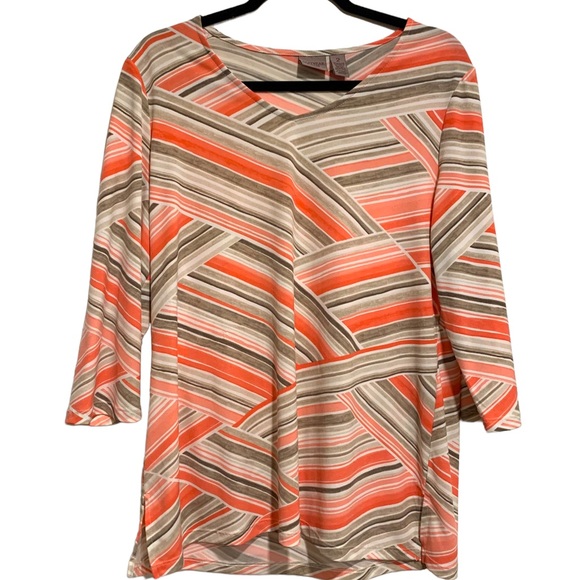 EASYWEAR by Chico’s Tunic Chico’s Size 2 EUC - Picture 1 of 7